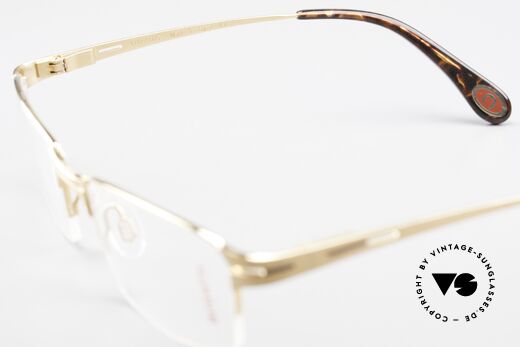 Bugatti 456 Nylor Titan Frame Gold-Plated, Size: large, Made for Men