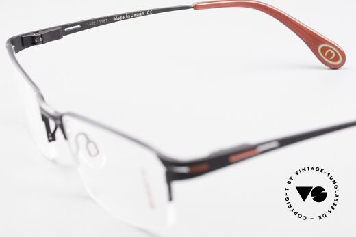 Bugatti 456 Titanium Eyeglass-Frame Nylor, Size: large, Made for Men