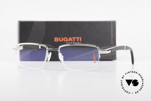 Bugatti 547 Precious Ebony Palladium L, Size: large, Made for Men