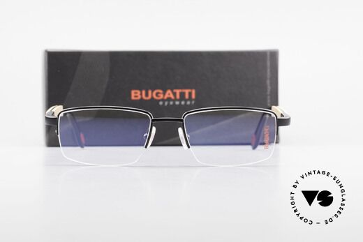 Bugatti 547 Walnut Wood Luxury Glasses M, Size: medium, Made for Men
