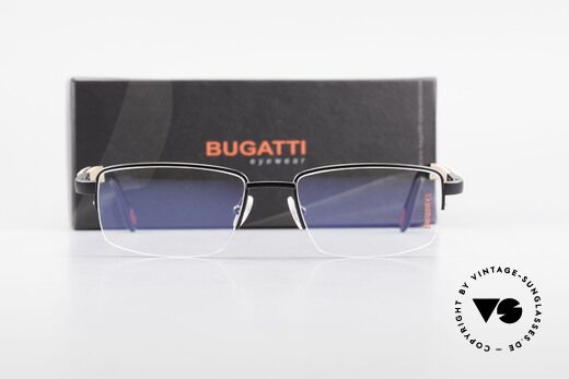 Bugatti 547 Walnut Wood Luxury Glasses L, Size: large, Made for Men