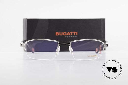 Bugatti 473 Precious Ebony White Gold, Size: large, Made for Men