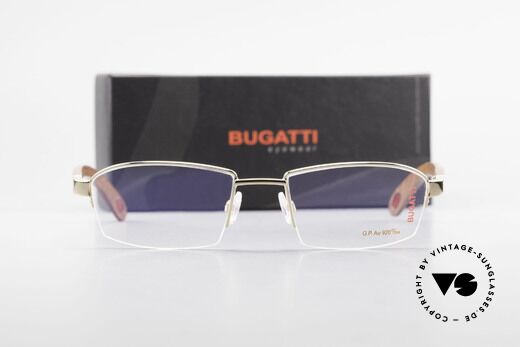 Bugatti 473 Kotibé Precious Wood Gold, Size: large, Made for Men