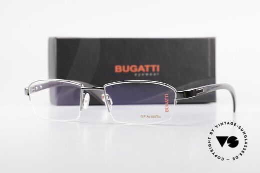 Bugatti 473 Precious Ebony Gray Gold, Size: large, Made for Men