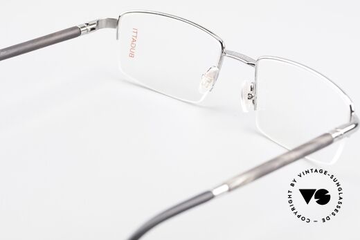 Bugatti 535 Horn Nylor Glasses Palladium, unworn rarity for all lovers of quality; with orig. case, Made for Men