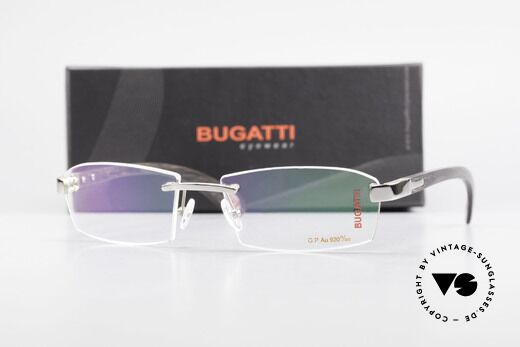 Bugatti 517 Precious Ebony White Gold, Size: large, Made for Men