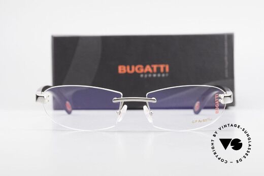 Bugatti 518 White Gold Precious Ebony, Size: large, Made for Men