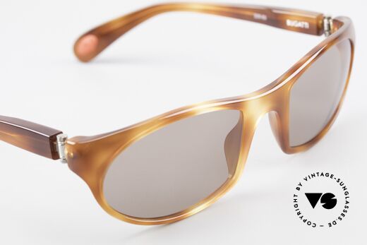 Bugatti 328 Odotype Sporty Designer Sunglasses, with very classic frame color in tortoiseshell, Made for Men