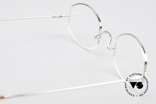 Lunor Classic Semi Rimless Vintage Frame, 115mm frame width = rather a very SMALL Lunor model!, Made for Men and Women