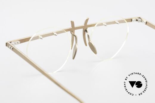 Theo Belgium Tita VI 9 Vintage Eyeglasses Titanium, DEMO LENSES can be replaced with optical / sun lenses, Made for Men and Women