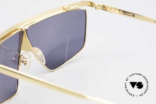 Casanova FC10 Noseguard Sunglasses 24kt, NOS - unworn (like all our artistic vintage eyeglasses), Made for Men and Women
