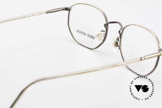 Giorgio Armani 187 Classic Men's Eyeglasses 90's, DEMO lenses can be replaced with optical (sun)lenses, Made for Men