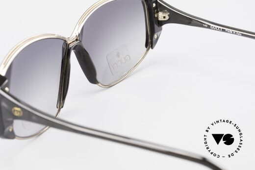 Gucci 2308 80's Ladies Designer Shades XL, NO retro sunglasses, but 100% vintage 80's original, Made for Women