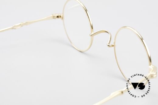 Lunor I 12 Telescopic Extendable Vintage Frame, LUNOR = shortcut for French "Lunette d'Or" (gold glasses), Made for Men and Women