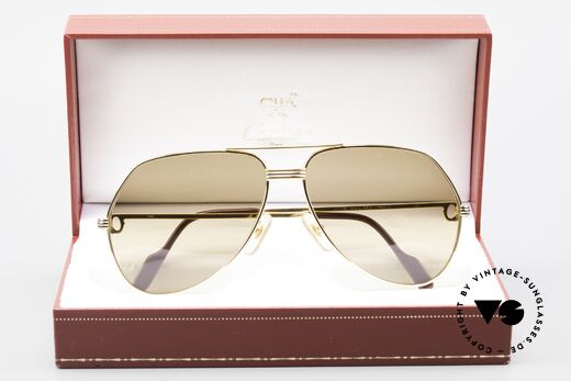 Cartier Vendome LC - L Original Cartier Mineral Lenses, the sun lenses have TINY scratches (otherwise like new), Made for Men