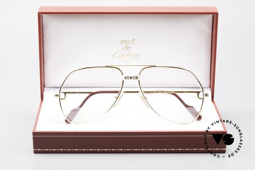 Cartier Vendome Santos - M Changeable Cartier Lenses, unworn, new old stock (NOS), with full original packing, Made for Men