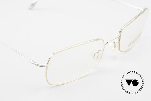 Giorgio Armani 1091 Small Wire Glasses Unisex, the metal frame can be glazed with lenses of any kind, Made for Men and Women