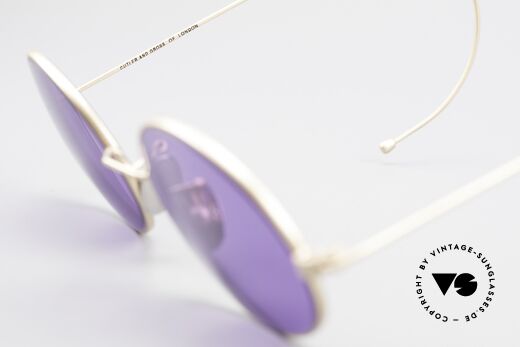 Cutler And Gross 0410 Oval Sunglasses Sports Temples, NO RETRO fashion, but a unique 20 years old Original!, Made for Men and Women