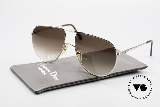 Christian Dior 2248 XL 80's Monsieur Sunglasses, brown-gradient CR39 sun lenses (100% UV protection), Made for Men