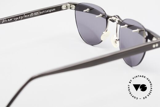 Theo Belgium Upsylon 90's Buffalo Horn Sunglasses, so to speak: vintage sunglasses with representativeness, Made for Men and Women