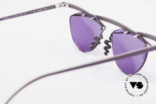 Theo Belgium Tita III 4 XL Crazy Vintage Sunglasses, sun lenses (100% UV) can be replaced with prescriptions, Made for Men and Women
