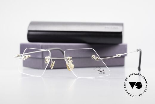 Paul Chiol 2001 Unique Rimless Eyeglasses, Size: medium, Made for Men and Women