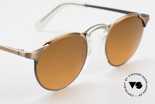 Jean Paul Gaultier 57-0174 90's JPG Panto Sunglasses, NO RETRO sunglasses, but an old original from 1997, Made for Men