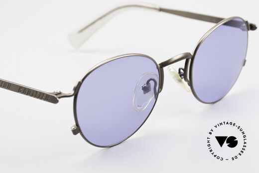Jean Paul Gaultier 57-1171 90's Designer Sunglasses JPG, the sun lenses can be replaced with optical lenses, Made for Men and Women