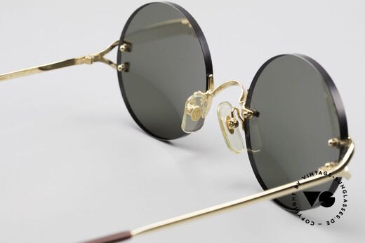 Cartier Madison Round Luxury Sunglasses 90's, NO retro sunglasses, but a rare old Cartier ORIGINAL, Made for Men and Women