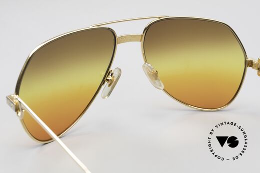Cartier Vendome Santos - M One Of A Kind 80's Collectible, unworn rarity; 22ct gold-plated + full original packing, Made for Men and Women