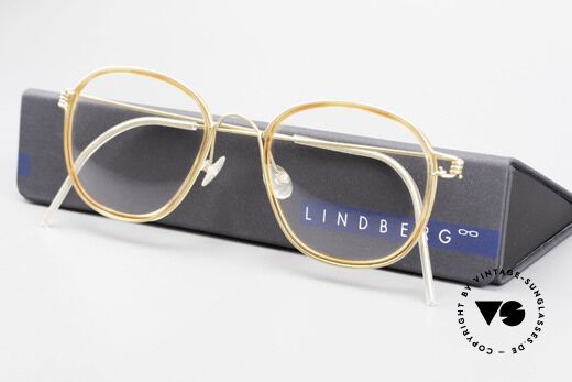 Lindberg Triton Air Titan Rim Titan Frame Acetate Inner Rim, Size: medium, Made for Men