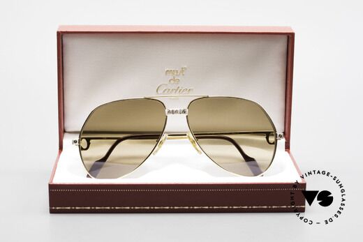Cartier Vendome Santos - L Mystic Cartier Mineral Lenses, unworn, new old stock with orig. packing, collector's item, Made for Men Cartier Vendome Santos - L Mystic Cartier Mineral Lenses, unworn, new old stock with orig. packing, collector's item, Made for Men