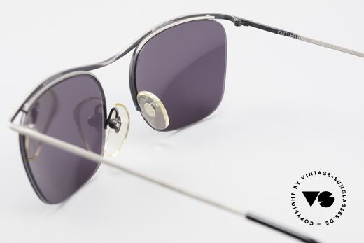 Cutler And Gross 0267 Semi Rimless Sunglasses 90's, NO RETRO fashion, but a unique 20 years old Original!, Made for Men and Women