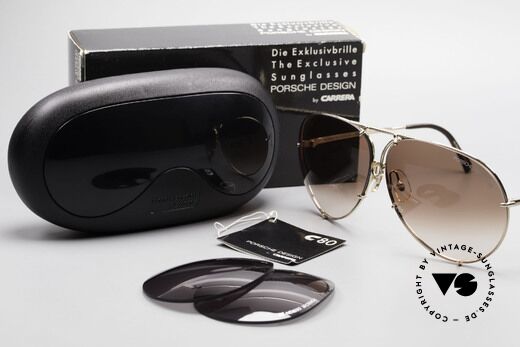 Porsche 5621 Golden Aviator XL Sunglasses, model 5621 = 80's LARGE size (X-LARGE, these days), Made for Men