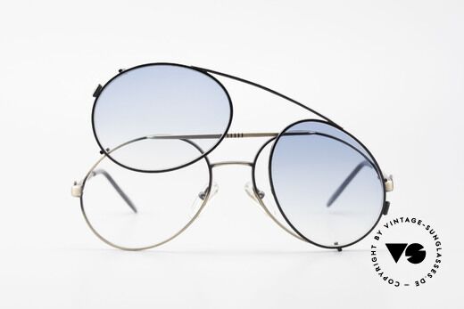 Bugatti 65282 Vintage Frame With Sun Clip, NO RETRO sunglasses; an ORIGINAL from 1986, Made for Men