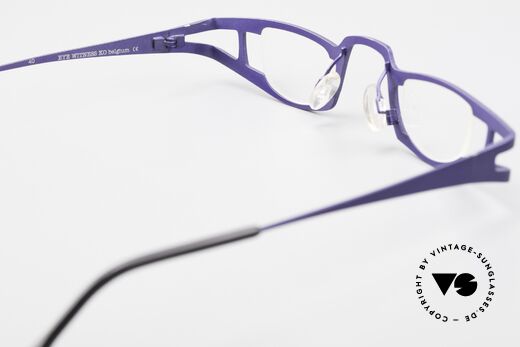 Theo Belgium Eye-Witness KO Pure Titanium Reading Specs, unworn, one of a kind, THEO frames for all who dare ;), Made for Women