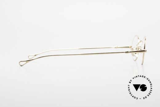 Lunor V 100 Oval Eyeglasses Gold Plated, Size: medium, Made for Men and Women