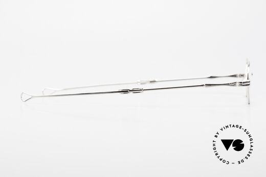 Lunor I 04 Telescopic Oval XS Frame Platinum Plated, Size: extra small, Made for Men and Women