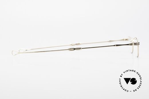 Lunor I 07 Telescopic Extendable Gold Plated Frame, Size: extra small, Made for Men and Women