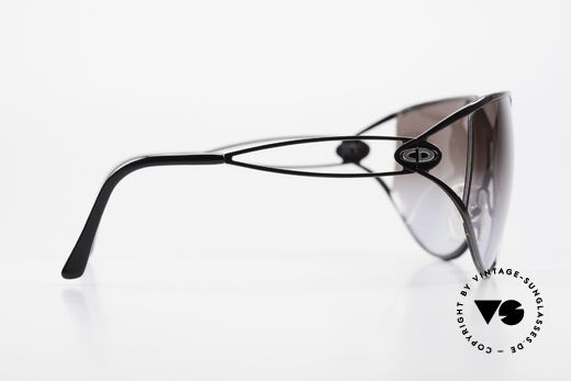 Christian Dior 2345 Ladies Designer Sunglasses 90s, gray-gradient sun lenses (100% UV protection), Made for Women