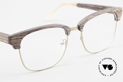Kerbholz Albert Men's Wood Glasses Kingwood, unworn pair with flexible spring hinges (1. class fit), Made for Men