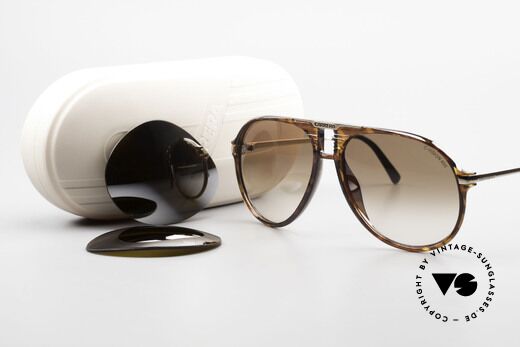 Carrera 5595 80's Shades With Extra Lenses, NO RETRO sunglasses, but a 40 years old original, Made for Men