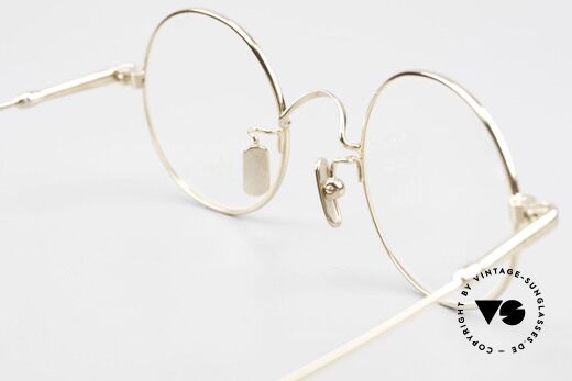 Lunor V 110 Lunor Round Glasses GP Gold, Size: medium, Made for Men and Women