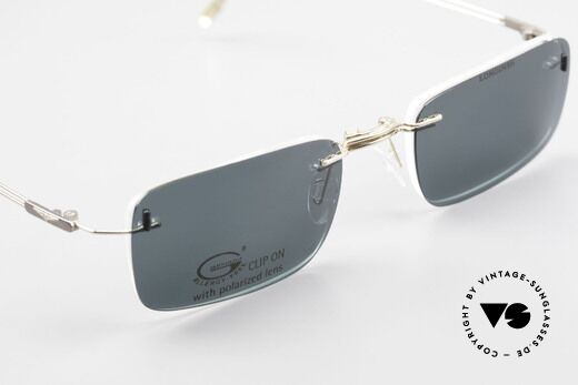 Longines 4367 Polarized Glasses Rimless 90s, Size: medium, Made for Men