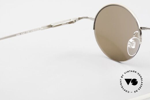 Longines 4363 Oval Sunglasses 90's Round, sun lenses (100% UV) could be replaced with opticals, Made for Men and Women