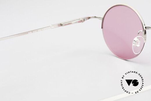 Longines 4363 Pink Sunglasses Oval Round, sun lenses (100% UV) could be replaced with opticals, Made for Men and Women