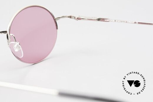 Longines 4363 Pink Sunglasses Oval Round, Size: medium, Made for Men and Women