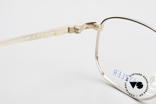 Metzler 1678 Vintage Titan Glasses for Men, the frame can be glazed with optical (sun) lenses, Made for Men
