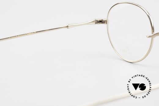 Lunor II 22 Rare Eyeglasses Gold Plated, this quality frame can be glazed optionally, size 45/26, Made for Men and Women