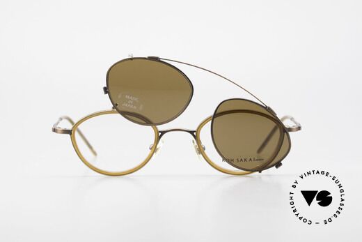 Koh Sakai KS9832 Vintage Glasses With Clip On, Size: medium, Made for Men and Women